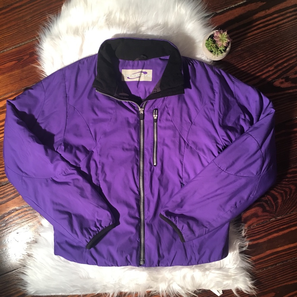 Obermeyer Womens Ski Jacket Purple Size 8